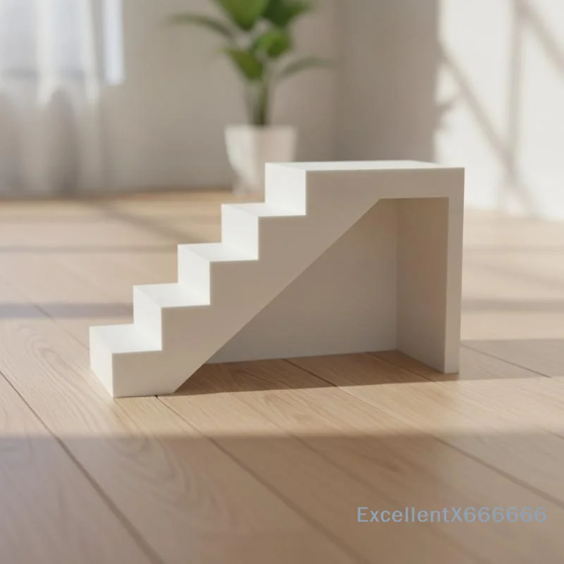 Dollhouse Miniature Staircase Empty Warehouse Ground Floor Staircase Model DIY Scene Accessories Living Room Decor