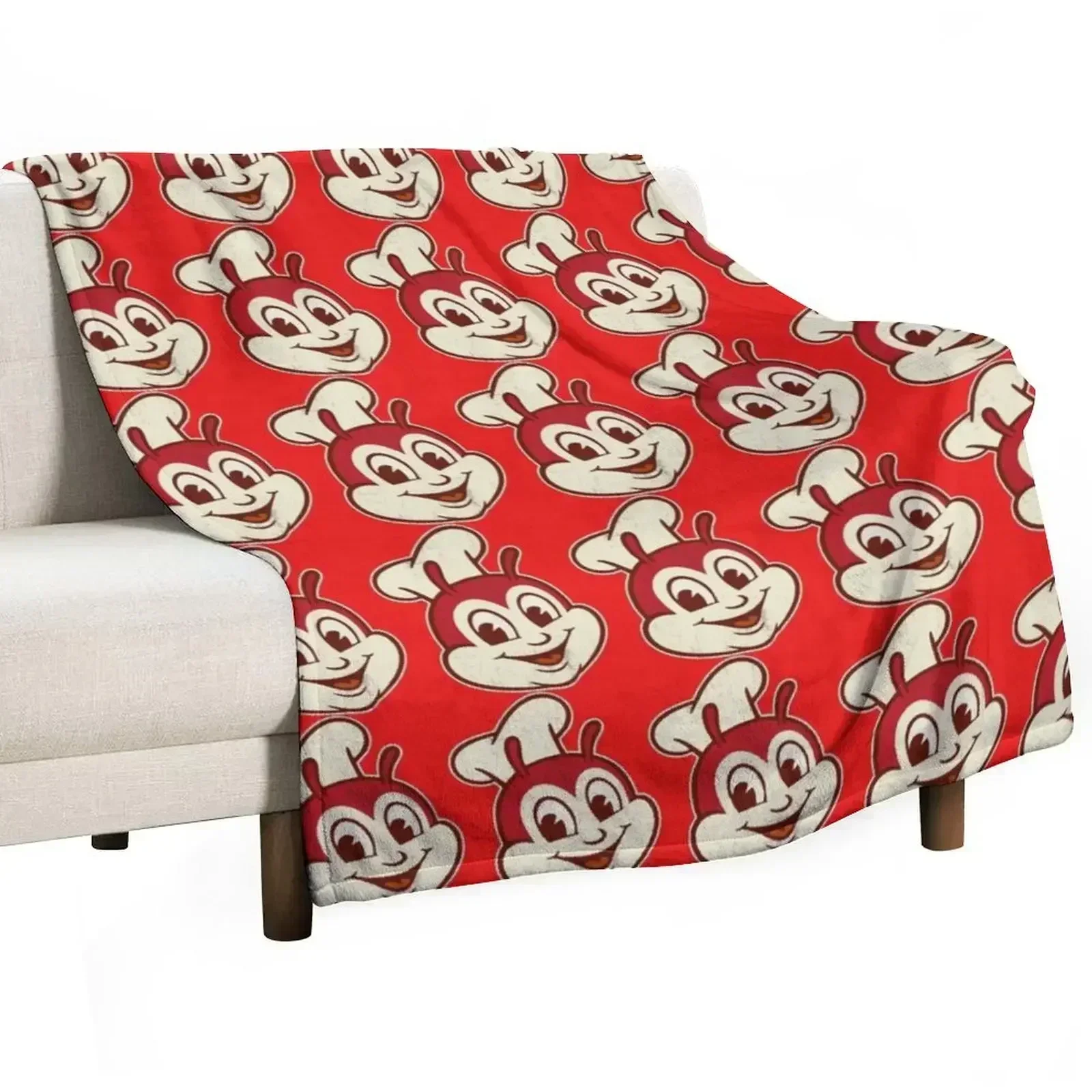 Jollibee Fast Food Throw Blanket Sofa Throw decorative bed plaid Retros Cute Tourist Blankets