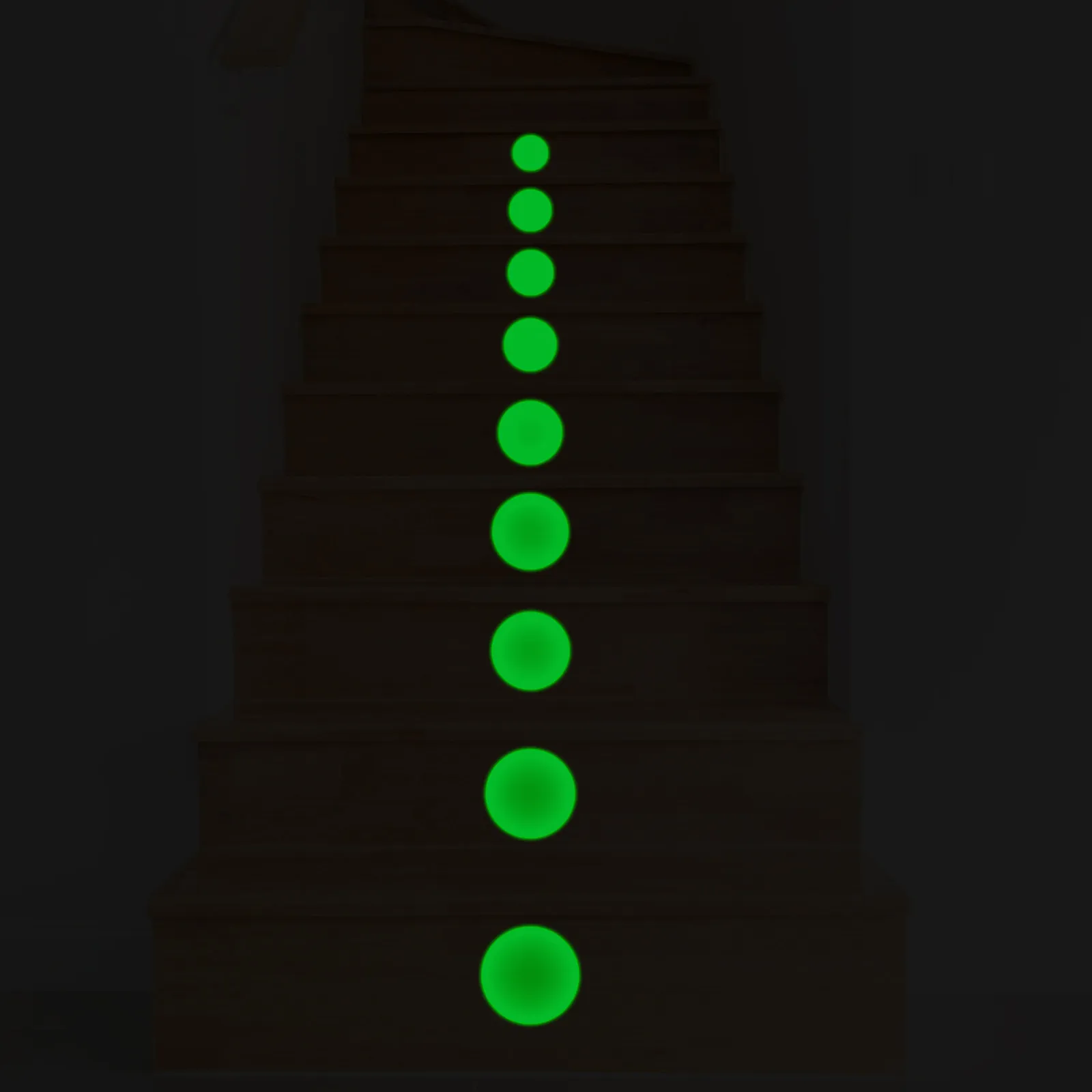 

Противоскользящие флуоресцентные светоотражающие полосы для ступеней: ночная видимость, предупреждающие светящиеся ленты, нескользящие защитные контуры