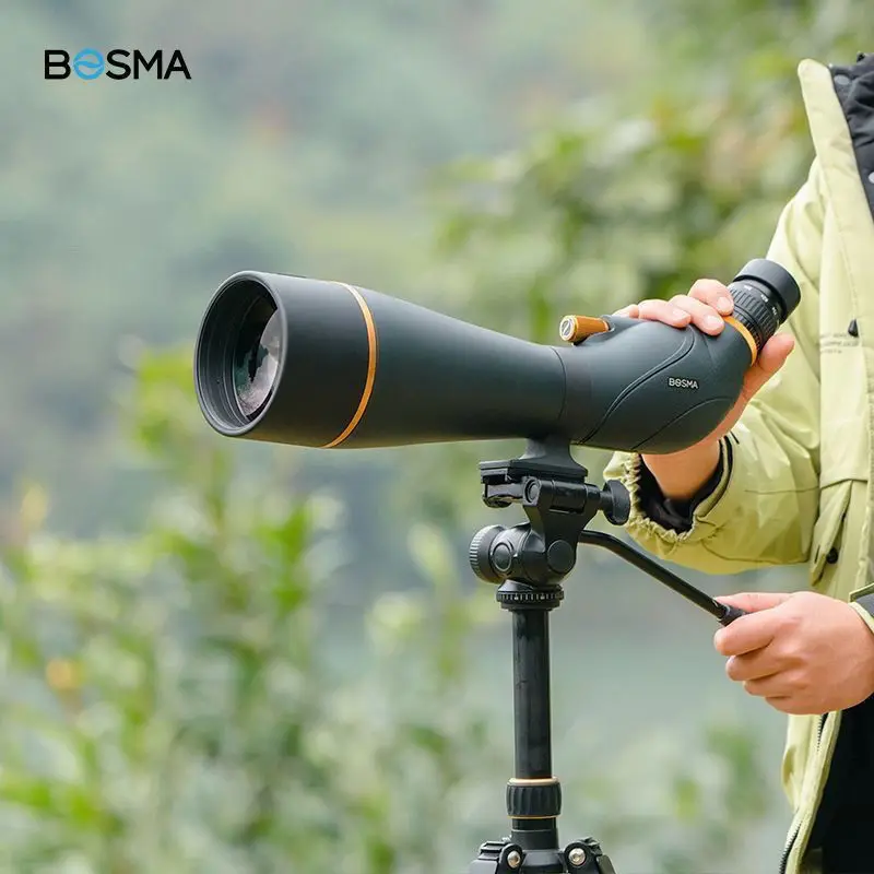 

BOSMA Golden Tiger 2nd Gen 25-75x100ED Professional Bird Watching Binoculars Continuous Zoom High Definition Mirror for Outdoor