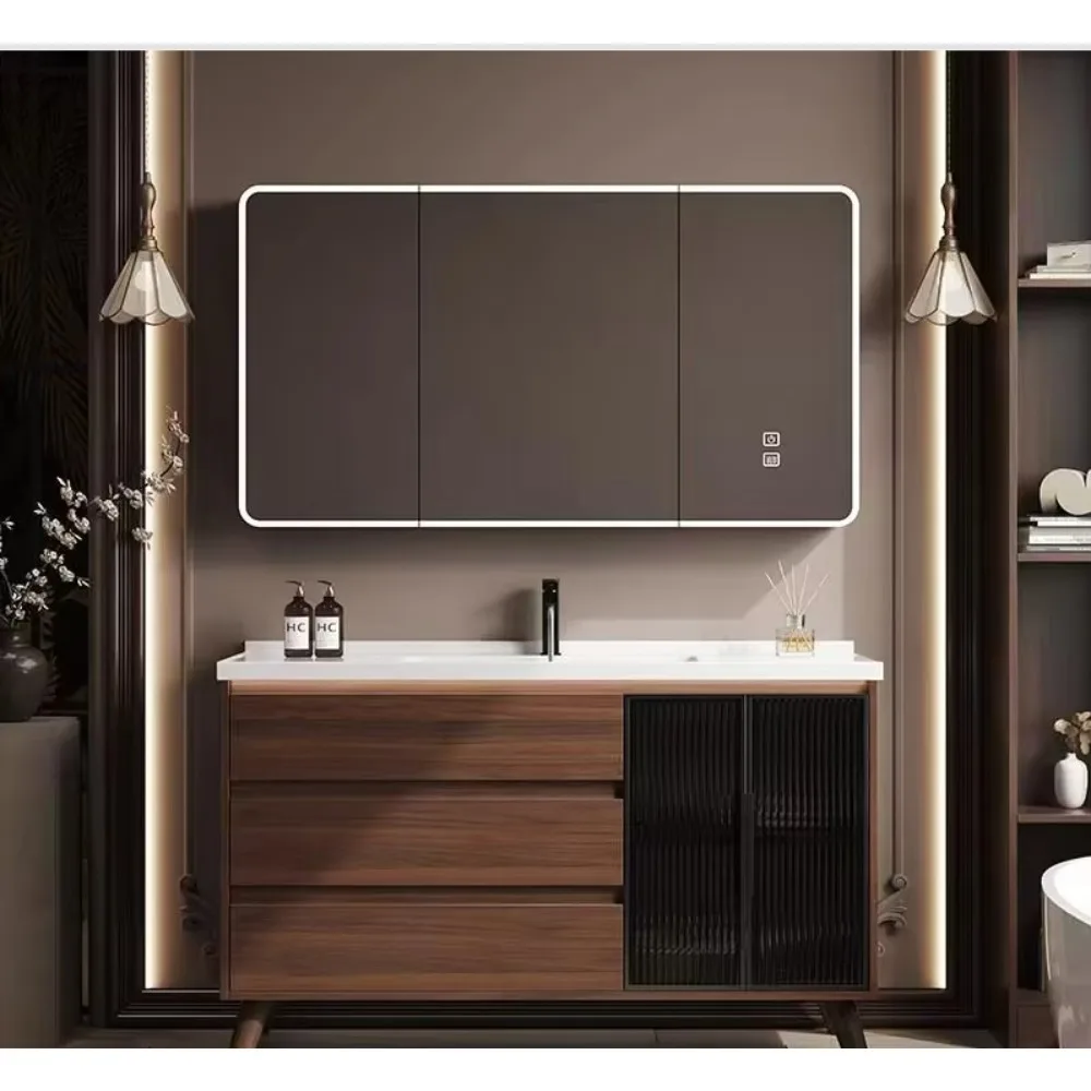 Customizable Modern Wall Mount TV Console Table Luxury Living Room Media Cabinet with Open Shelves CAD 3D Render Custom