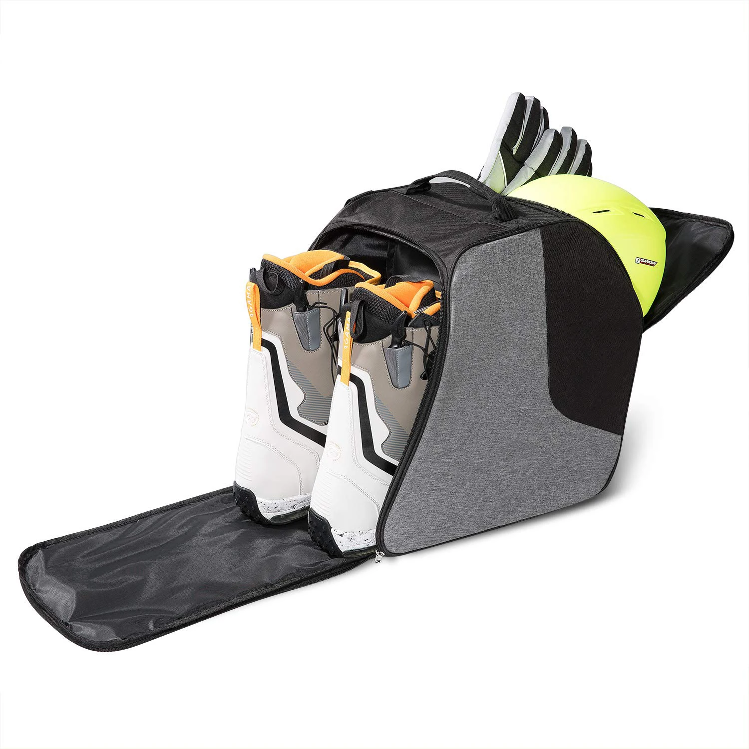 

Ski Boot Bag - Boot Bag Kids Waterproof Ski Boot Snowboard Boot Bag Travel Ski Boot and Helmet Bag for Goggles, Gloves