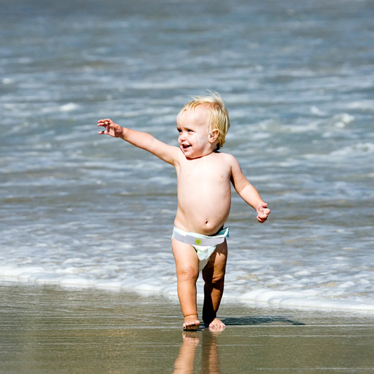 30 pièces réglable infantile élastique boucle fixation couche-culotte ceinture enfant en bas âge couche-culotte fixer boucle pratique ceinture de maintien