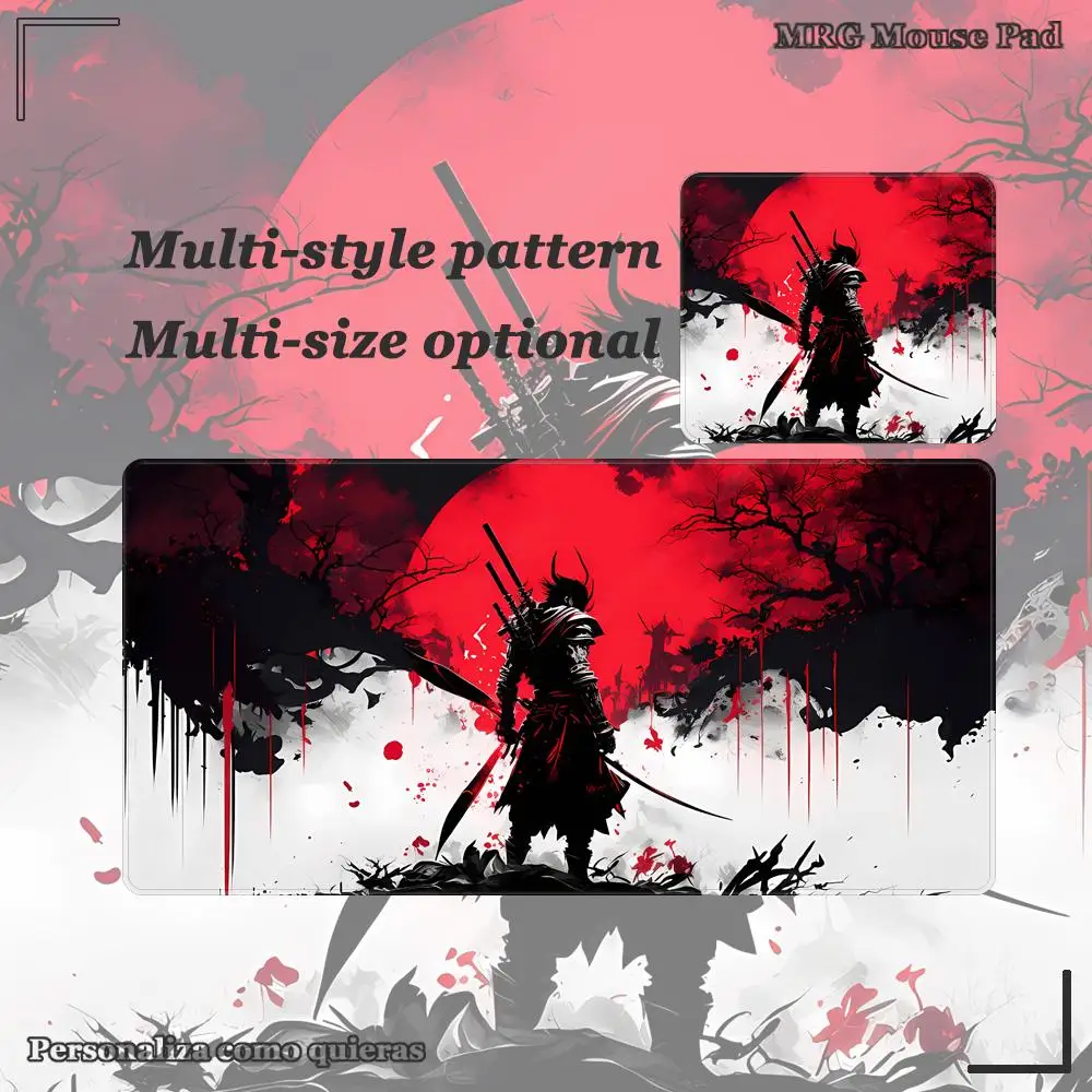 Table mat for work desk Mouse carpet Mouse mats Anime mouse mat Mouse pad Mousemat 90x40 Mouse Pad Japan Samurai