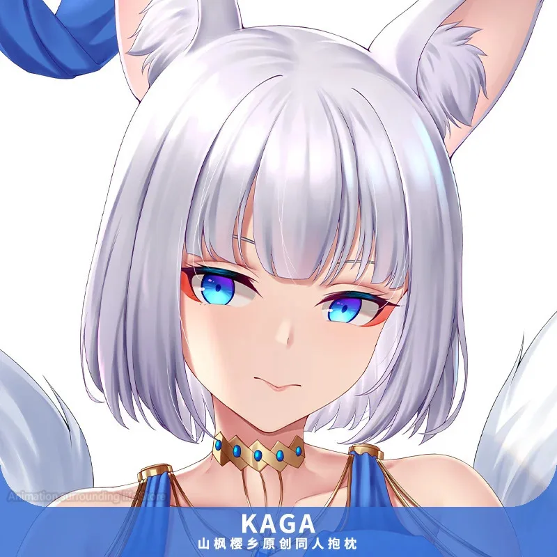 Sakura Anime kaga Azur Lane Sexy Dakimakura Hugging Body Pillow Case Japanese Otaku Loli Pillow Cushion Cover Gifts