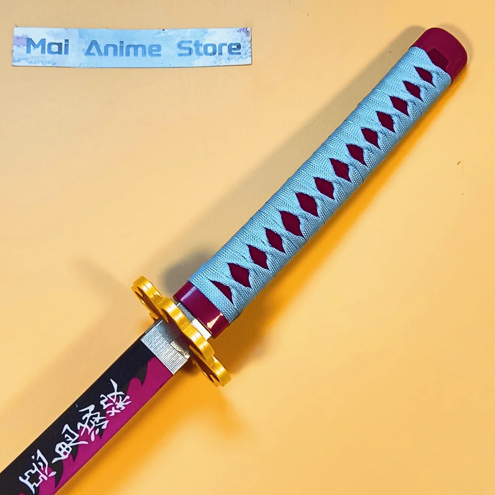 40 بوصة كاتانا الدعامة الحقيقية كامل الحجم الساموراي عمل تمثال أنيمي الحجم الحقيقي اليابانية كاتانا بليد السيف تأثيري لعبة غير حادة هدية #5