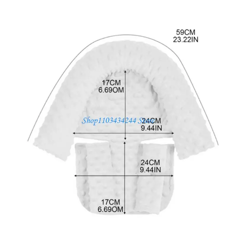 Newborn Head Support Cushions with Strap Pads Prams Head Support Prams Head & Neck Protector for Car Seats & Prams