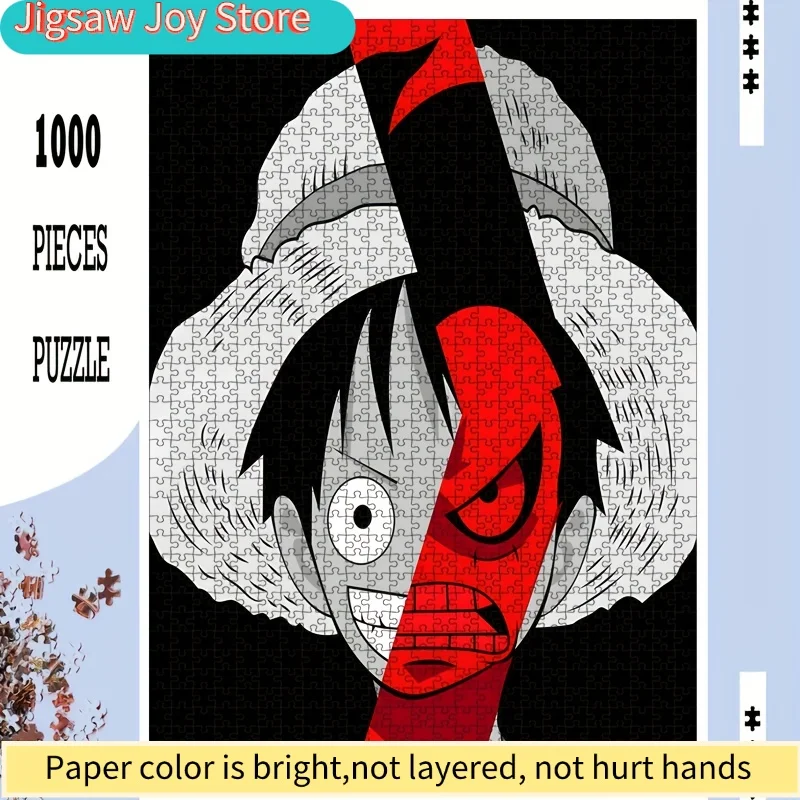 

1 коробка популярных аниме-пазлов 50*70 см/19,7*27,6 дюймов, большой пазл для взрослых, для развлечений и творчества, подходит для домашнего декора