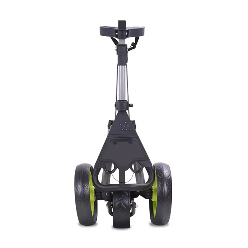 Golf Push Cart 4 Wheel Sturdy Lightweight Folding Golf Pull Trolley with Foot Brake and Drink Holder Umbrella - view 6