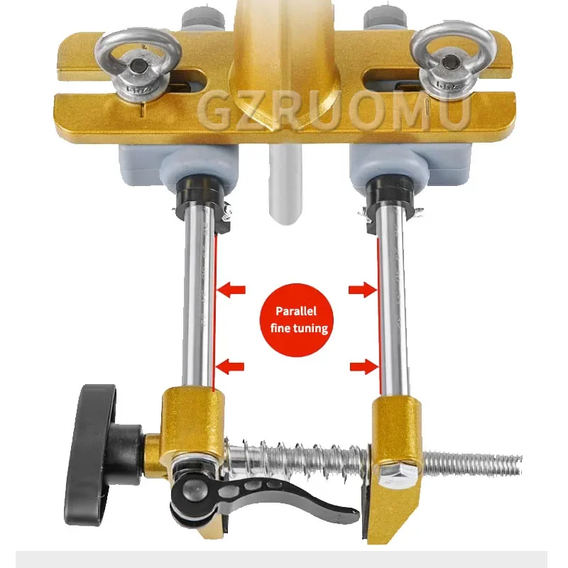 Door Lock Hole Opener Set Portable Solid Wooden Door Punching Installation Artifact Slotting Machine Woodworking Opening Fixture