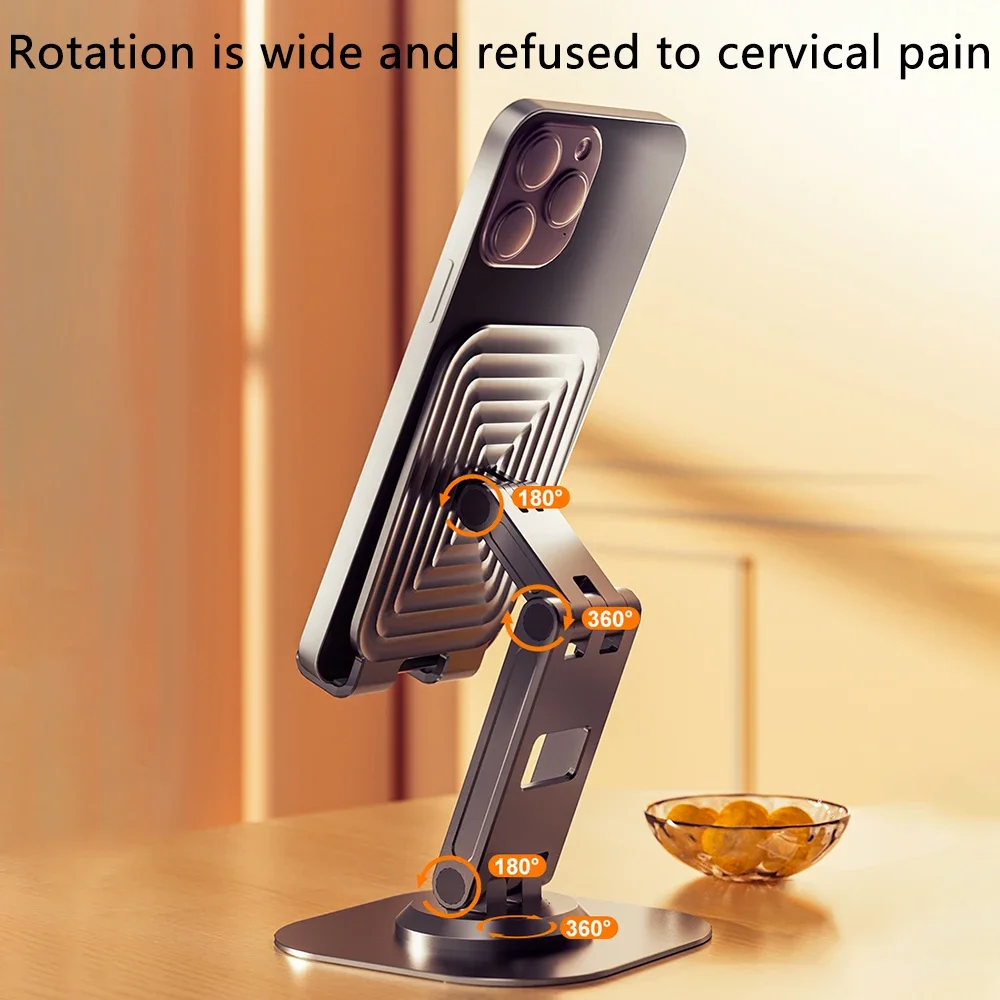 Neuer verstellbarer Handyhalter für iPhone, iPad, Samsung, Xiaomi, universeller Desktop-Tablet, Laptop-Halterung, Handy-Ständer
