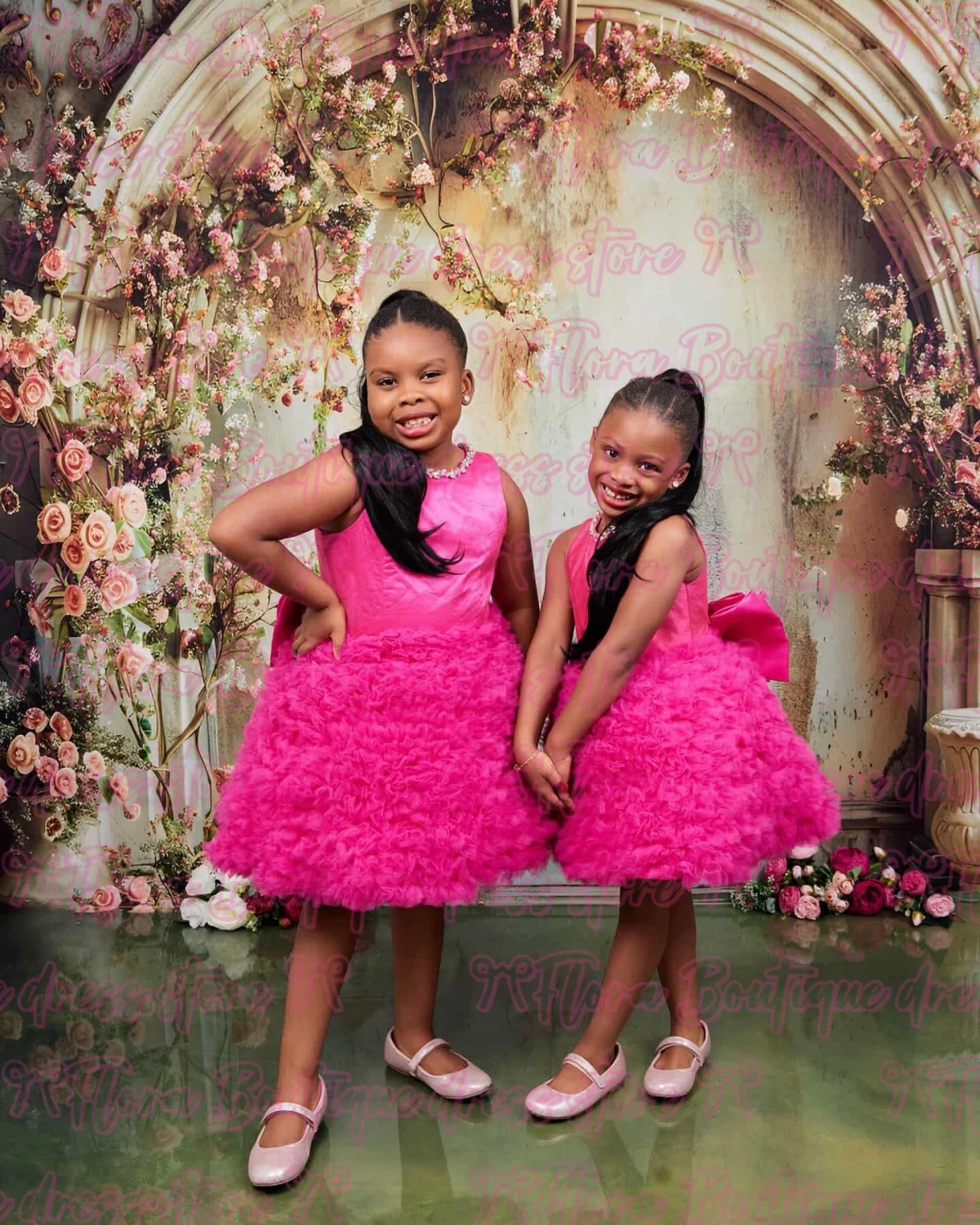 

Пышное пышное сетчатое платье с цветочным узором для девочек, блестящие кристаллы, тюль с оборками, платья для дня рождения для детей, бальные платья без рукавов до колена