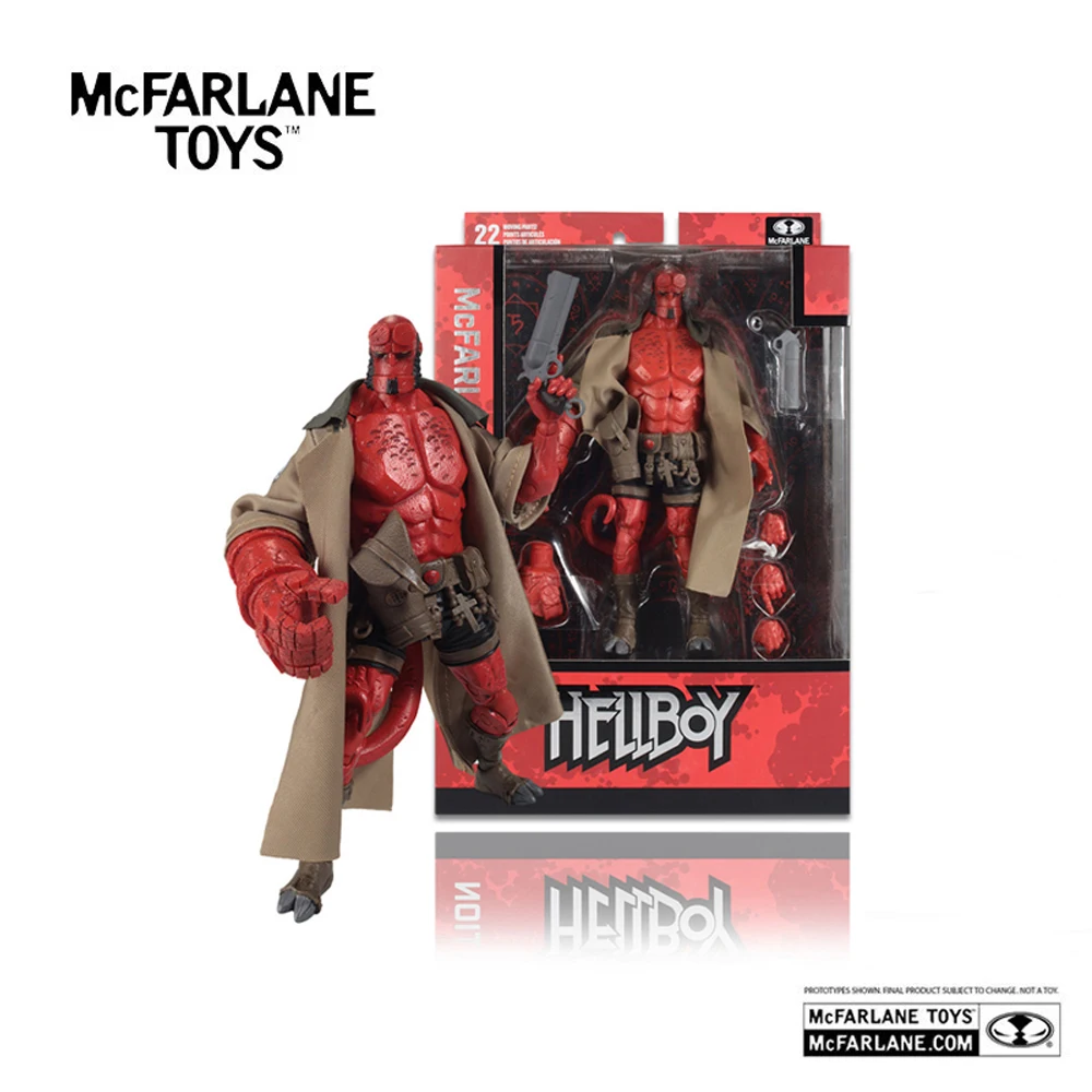 Figura de Ação Hellboy Edição de Colecionador 7in 60 da Mcfarlane Toys ﻿ Boneca Modelo Garage Kit