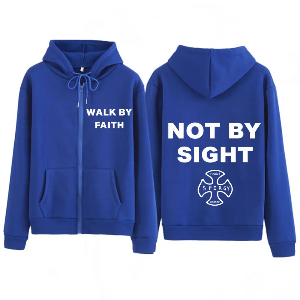 Daniel Caesar Son of Spergy Tour 2026 Print Ziper Hoodie Men Women