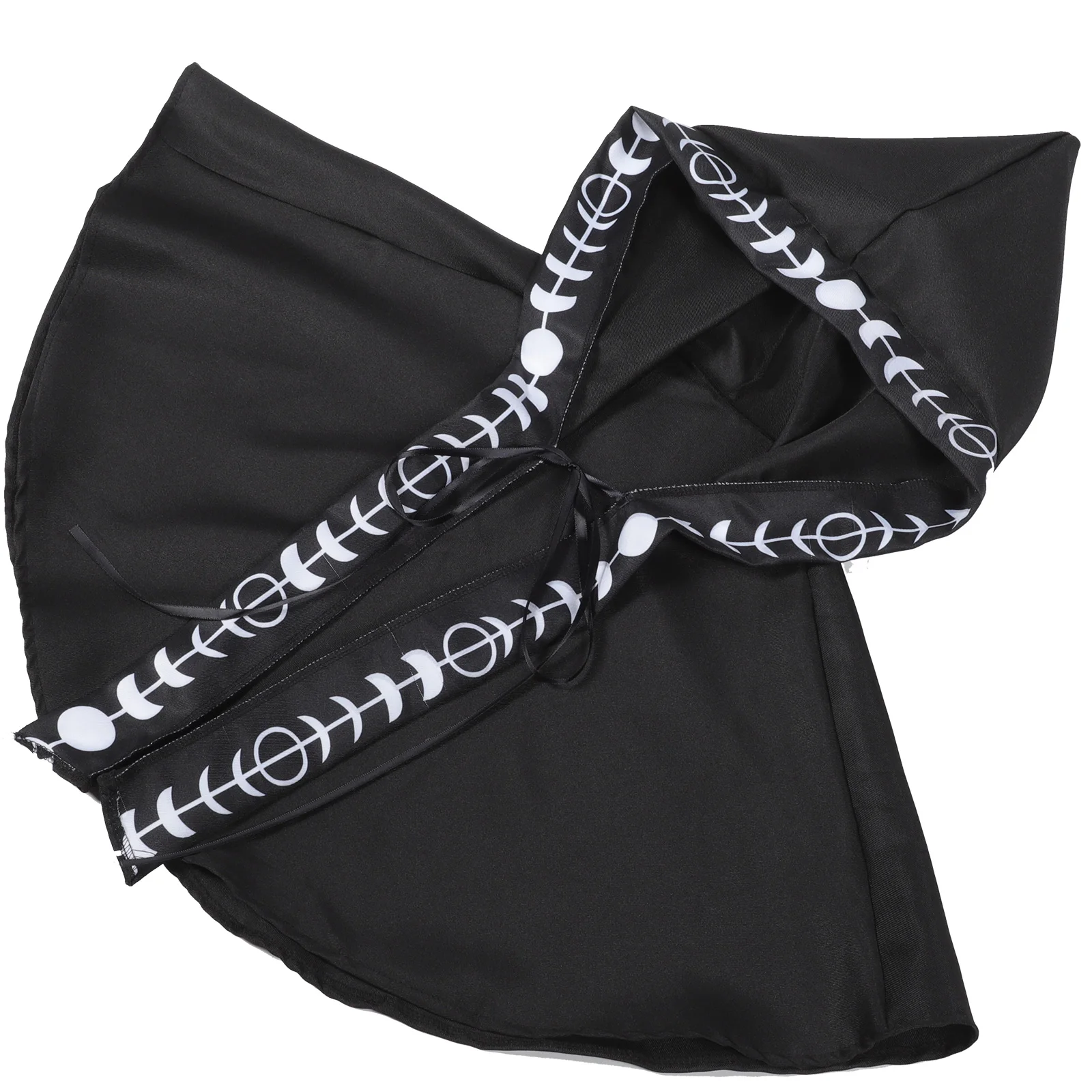

Medieval Retro Cape Hood for Halloween Costume Party Women Men Cloak Robe Theme Accessories