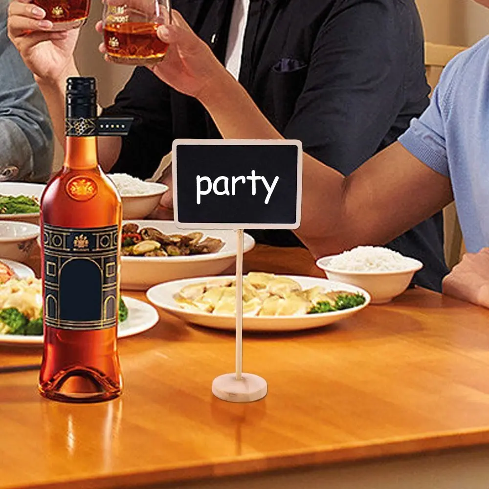 جديد خشبي الخشب رسالة مجلس طاولة صغيرة الديكور الجدول مكان بطاقة تسميات الإبداعية رسالة تسجيل مجلس حفل زفاف عيد ميلاد #5