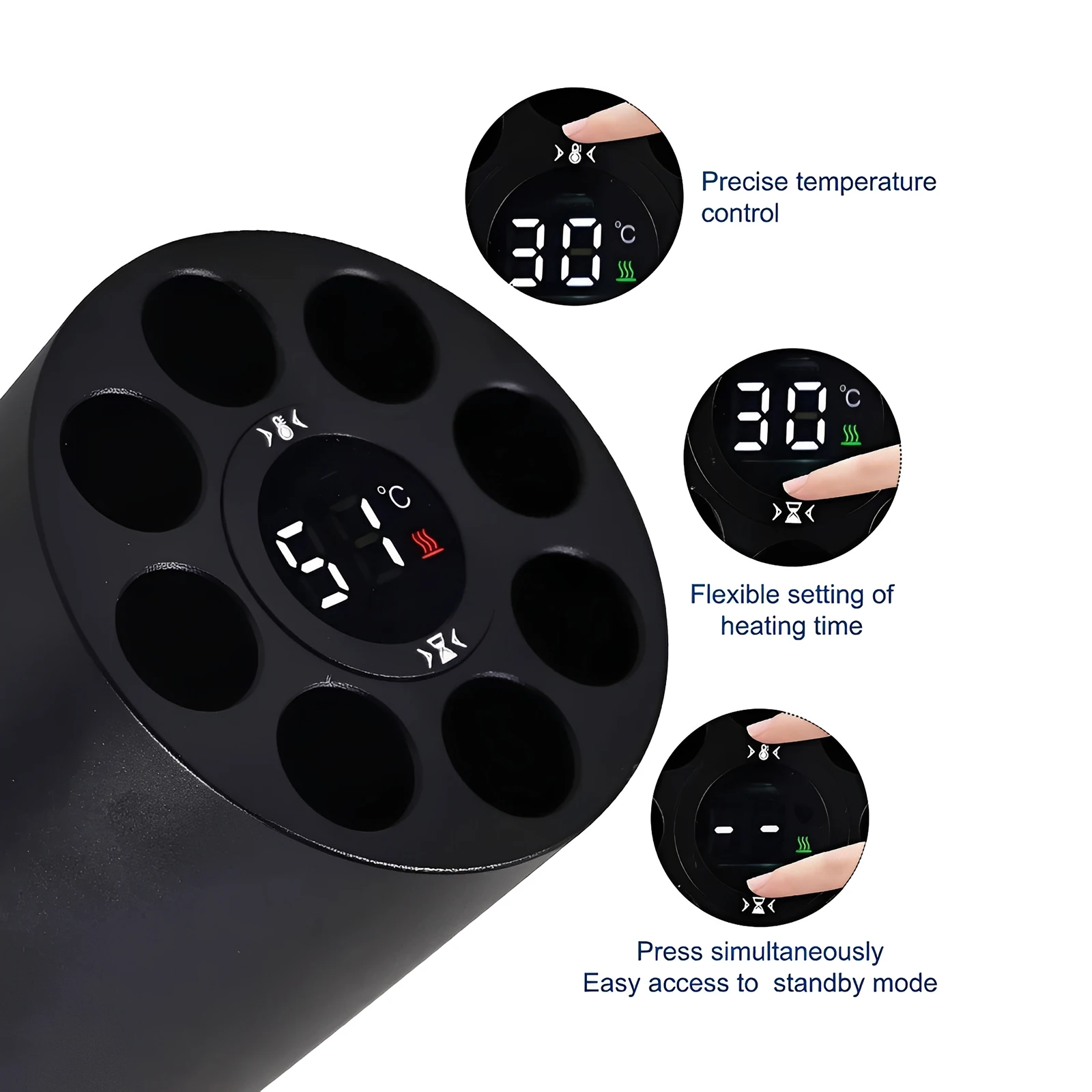 

Dental Composite Heater Resin Material Soften Warmer 40-70℃ Temp with Precise Adjustable Temperature
