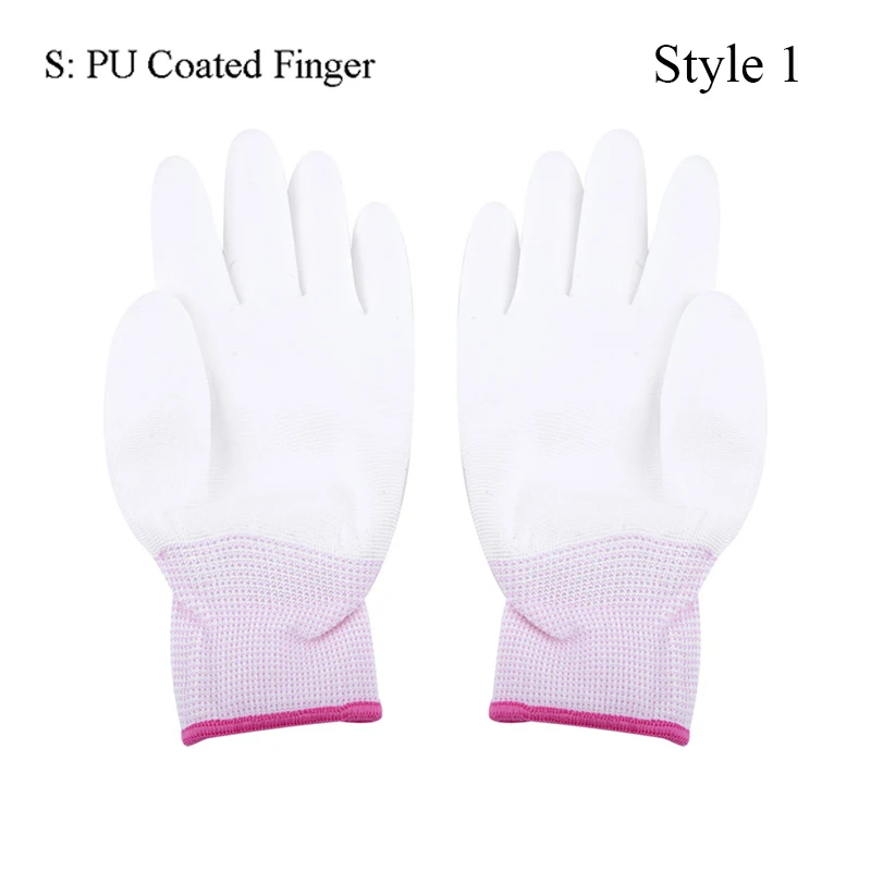 Safety gloves Work Gloves PU Coated Finger Gloves Antiskid Glove Anti Static Glove Clean Gloves Anti Static Antiskid Safety