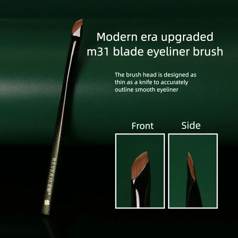 Reverse Age M31 Blade Eyeliner Ultra-Fine Angled Eyelid Lower To Aegyo-Sal Detail Eyebrow Beginner Portable Makeup Brush