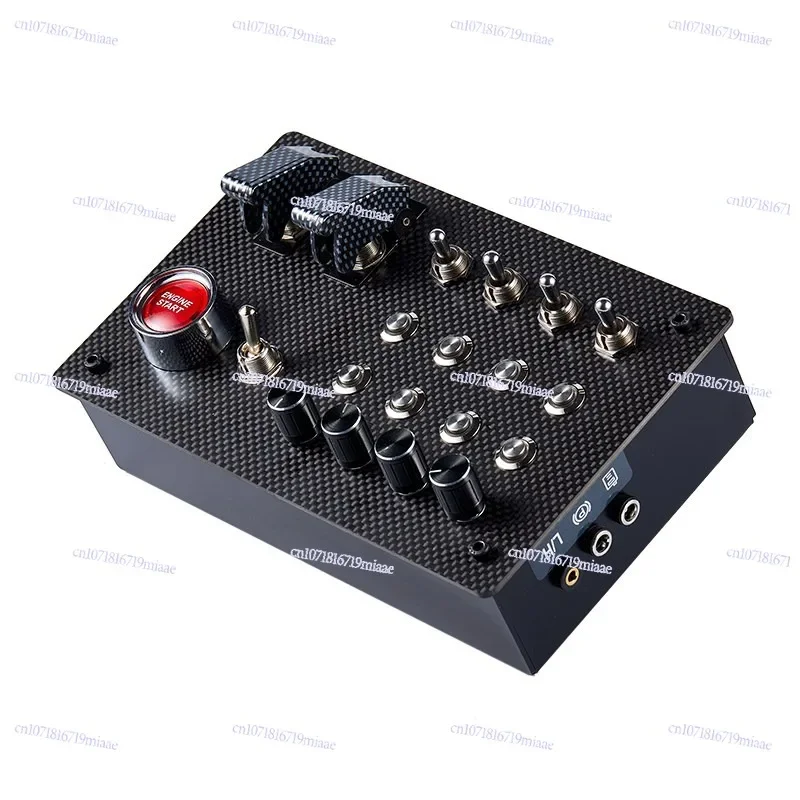 Racing Simulator Multi-Function D30 Racing emulator Central Control Box Okameka Button Box Hub Carbon Fiber