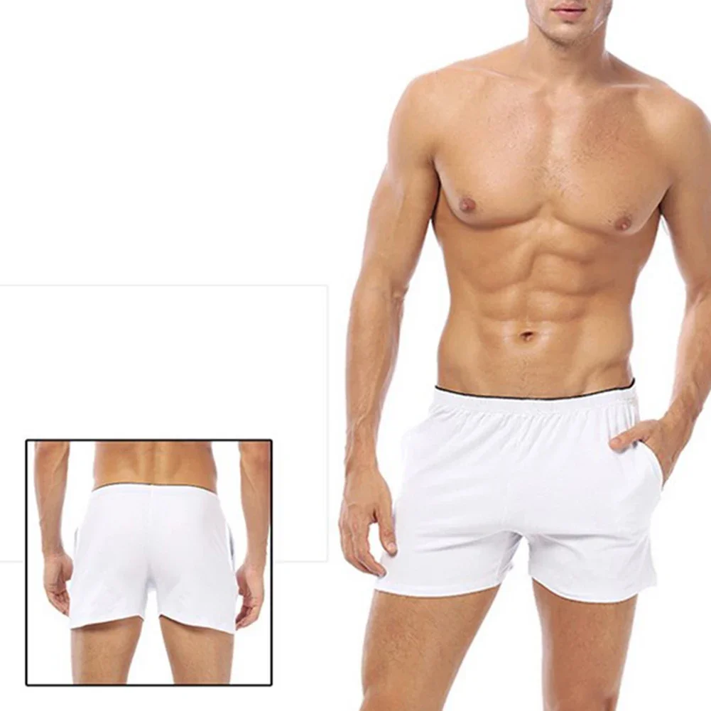 

Mens Cotton Sleep Bottoms Lounge Home Shorts Underwear Boxers Arrow Pants Shorts Stretch Underpants For Boys Man Panties