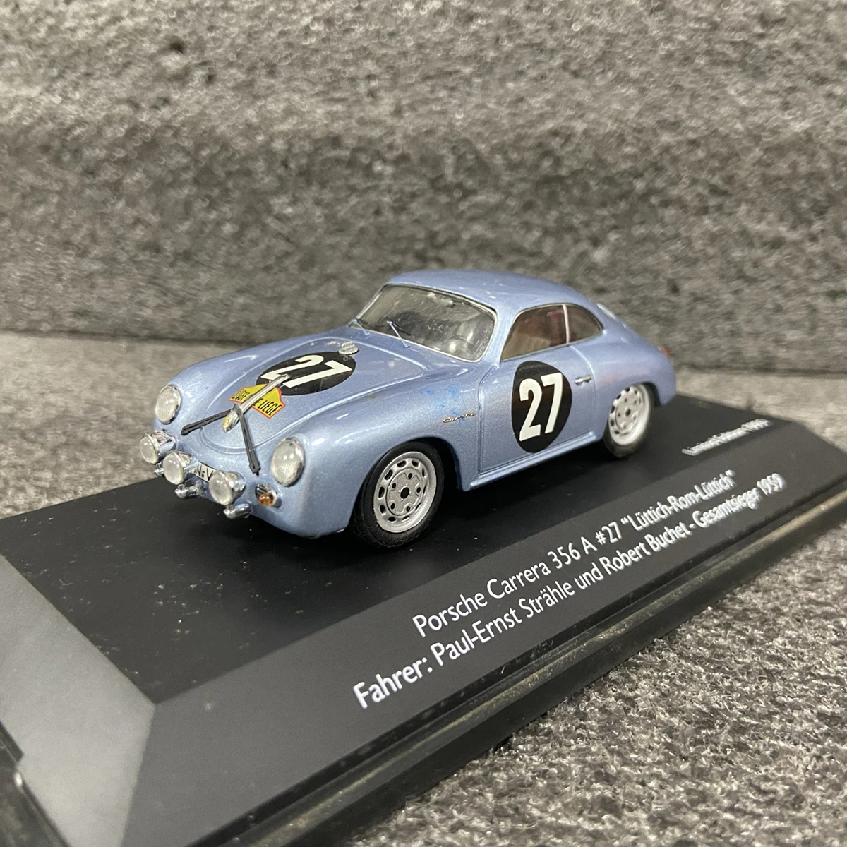 

Diecast Schuco 1:43 Scale Porsche 356 A 1959 Endurance Race Alloy Car Model Collectible Toy Gift Souvenir Display Ornament