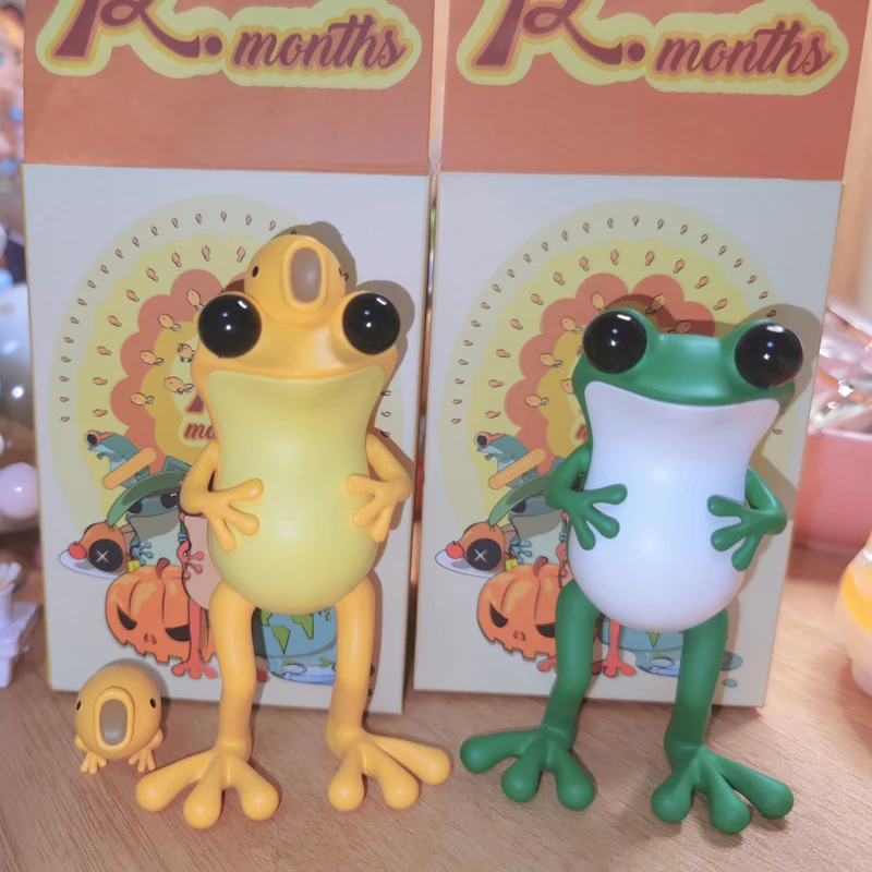 Twelvedot Apo Frogs Blind Box Mystery Box Action Figure Art Toy Figurine Anime Animal Suprise Box Guess Bag Collectible Decor