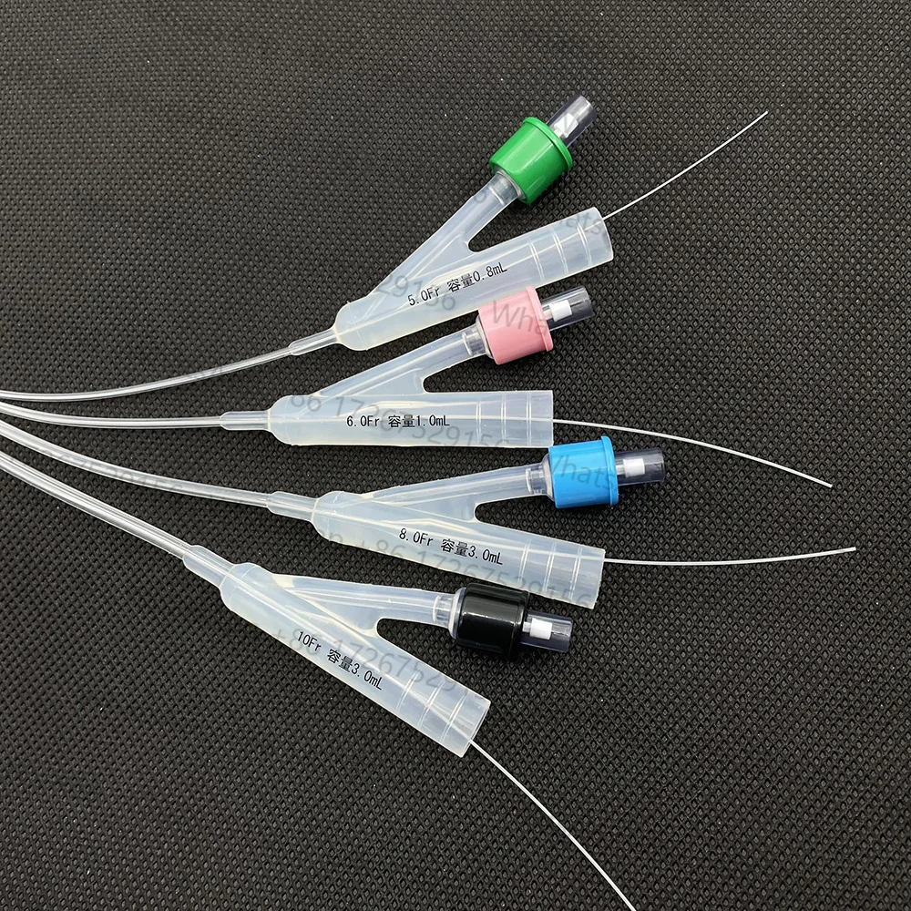 Applicable toProfessional Pet Dog Foley Double Lumen Urinary Catheter Silicone With Guide Wire Stylet Urolithiasis Retention 5FR