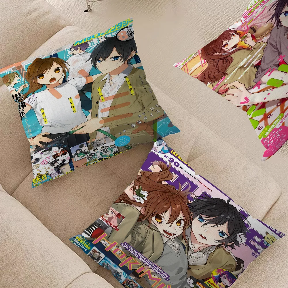 

Hori San To Miyamura Kunhorimiya Cushion Cover 30x50 Polyester Sofa Cushions Decorative Throw Pillow Home Decoration Pillowcover