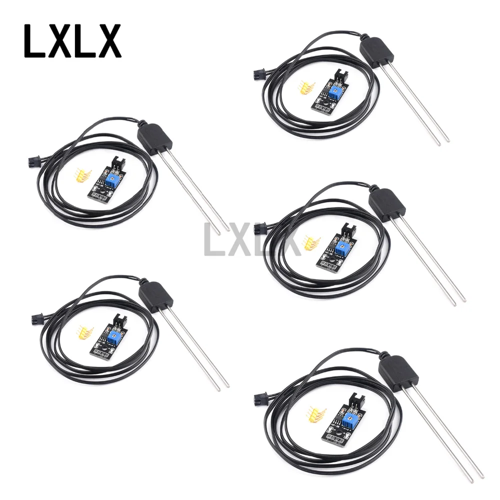 LXLX1  5pcs Soil Moisture Module Soil Moisture Detection Moisture Detection Corrosion Resistant Probe Sensor DC3.3v-12V