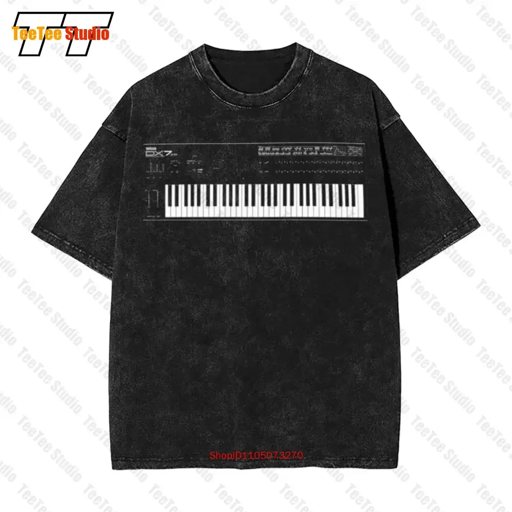 Dx7 Synthesizer History Keyboard Vintage Oversized T-Shirt AO3U