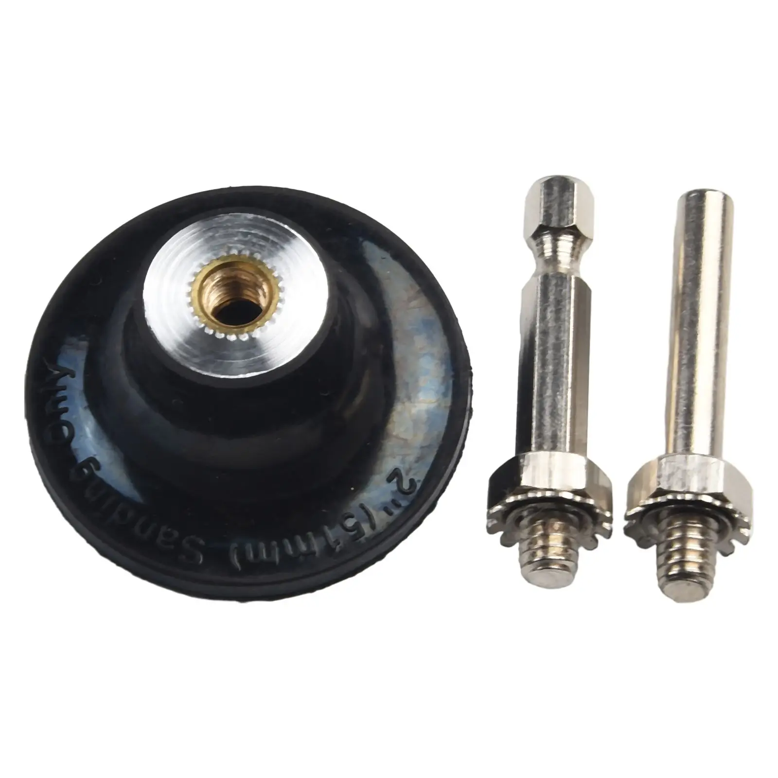 High Efficiency 2 Inch Rubber Pad Holder Designed for Quick Change Sanding Discs and Various Metalworking Tasks