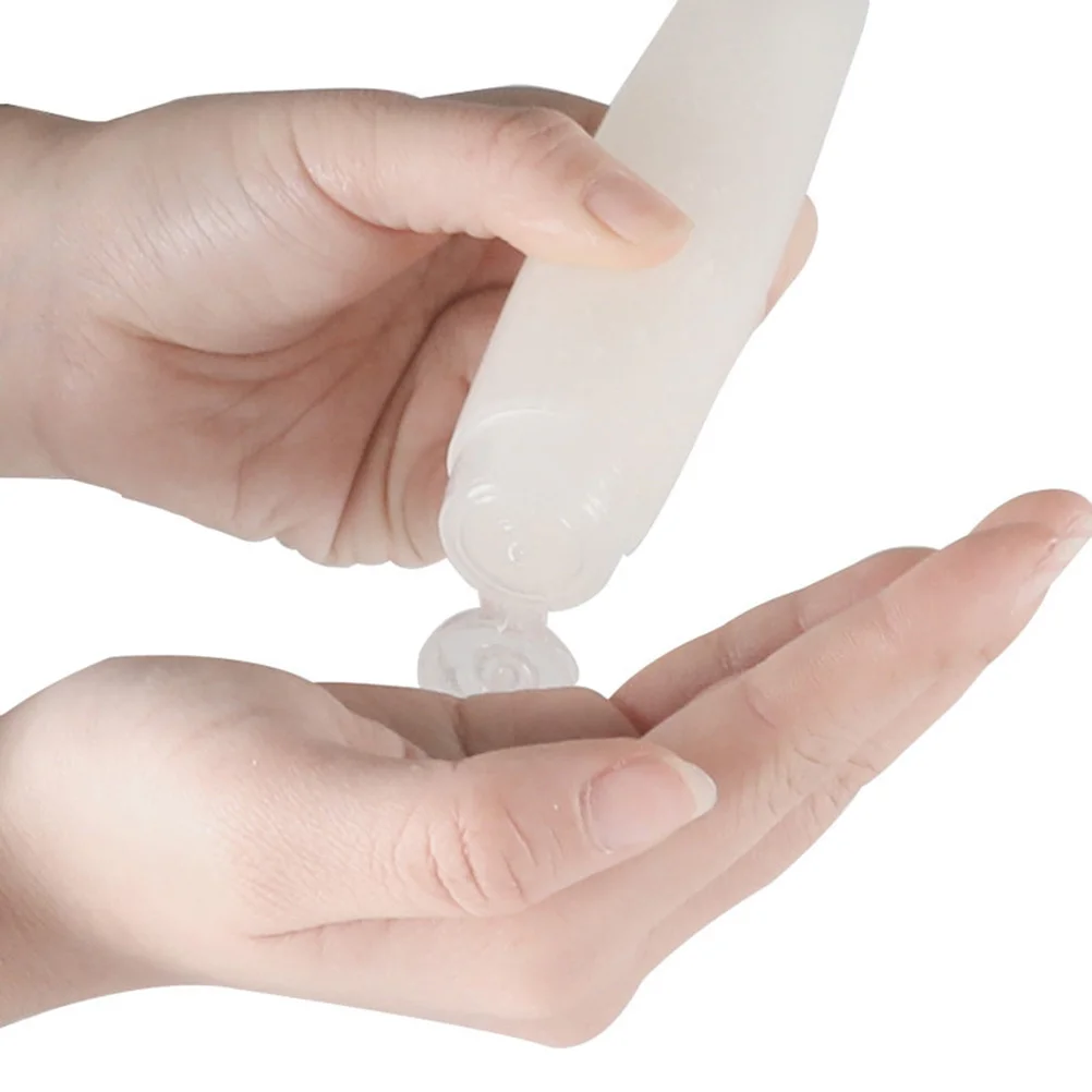 6Pcs 30Ml Portable Toiletries Containers Flexible Squeeze Bottles for Travel Liquid Storage Shampoo Body Wash Travel Bottles