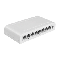 New 8 Port Gigabit Data Switch,Network Hub,Desktop Ethernet Splitter,Plug & Play Shielded Ports Fanless Quiet Mini Portable