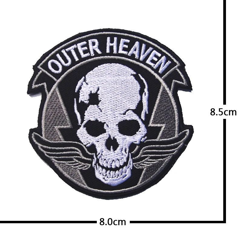 Skull CANCELED Dinosaur Embroidery Cloth Hook and Loop Patch Backpack Tactical Morale Badge Applique For Jacket Jeans bag