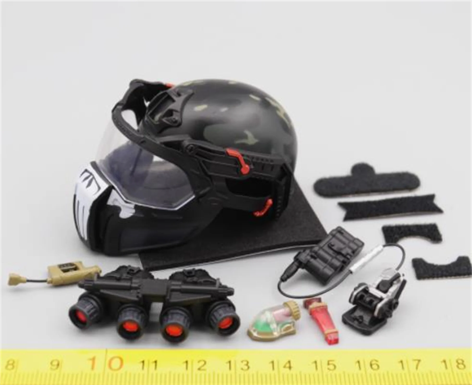 

1/6 ES SDS13R 1/6 Male Soldier Helmet Set Model Action Figurefor 12 '' figure