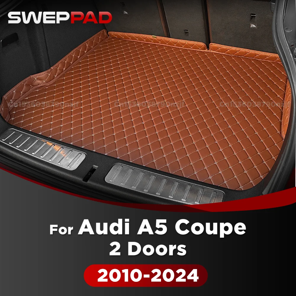 For Audi A5 Coupe 2 Doors 2010-2024 23 22 21 20 19 18 17 16 15 14 13 12 11 3D Car Trunk Mat Cargo Liner Carpet Accessories