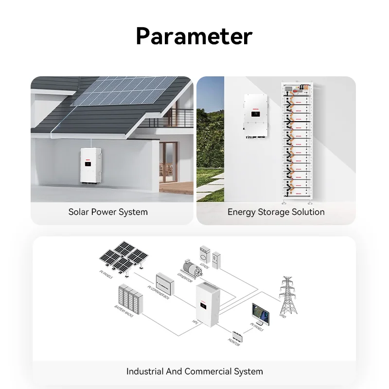 Hybrid Solar Inverter 10KW 20KW 30KW 40KW Three Phase Solar Hybrid Inverter Hybrid Residential Energy Storage Solar Inverter