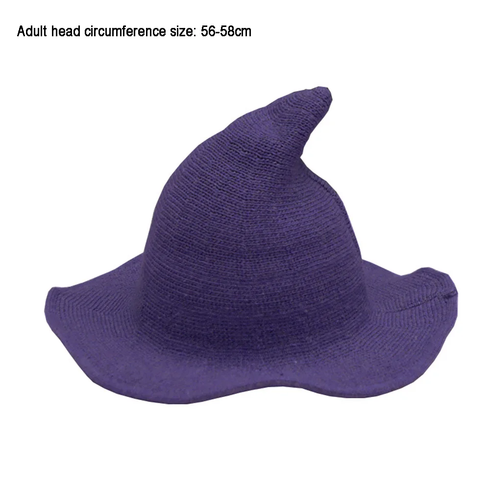Gorro de bruja Vintage para mujer de Halloween, gorro tejido de lana para fita, disfraz de Coseplay, sombrero de mascarada, accorios de decoración para Ftival - AliExprs 15 Gorro de bruja Vintage para mujer de Halloween, gorro tejido de lana para fita, disfraz de Coseplay, sombrero de mascarada, accorios de decoración para Ftival - AliExprs 15