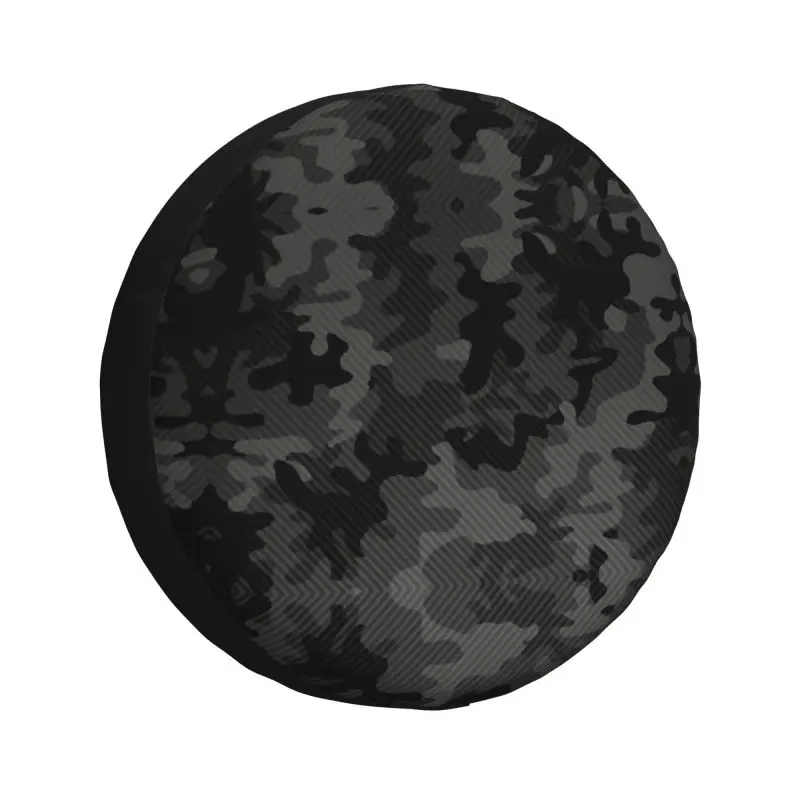 Custom Carbon Camo Spare Wheel Cover for Jeep Mitsubishi Pajero SUV Army Military Camouflage Tire Protector 14