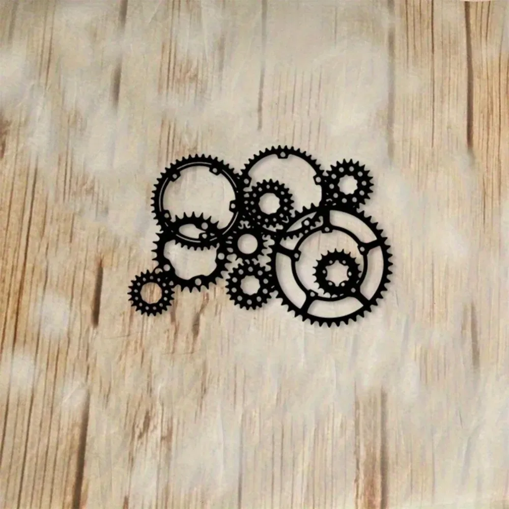 CIFBUY Vintage Steampunk Iron Wall Art Industrial Gear Metal Decor Durable Inventor Gift Home Decoration For Living Room