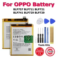 New BLP711 BLP741 BLP757 BLP721 BLP729 BLP727 Battery For Oppo Realme Için A1K A11 A11X A9C2 X2 XT Realme 5 6 Pro/5i/5S