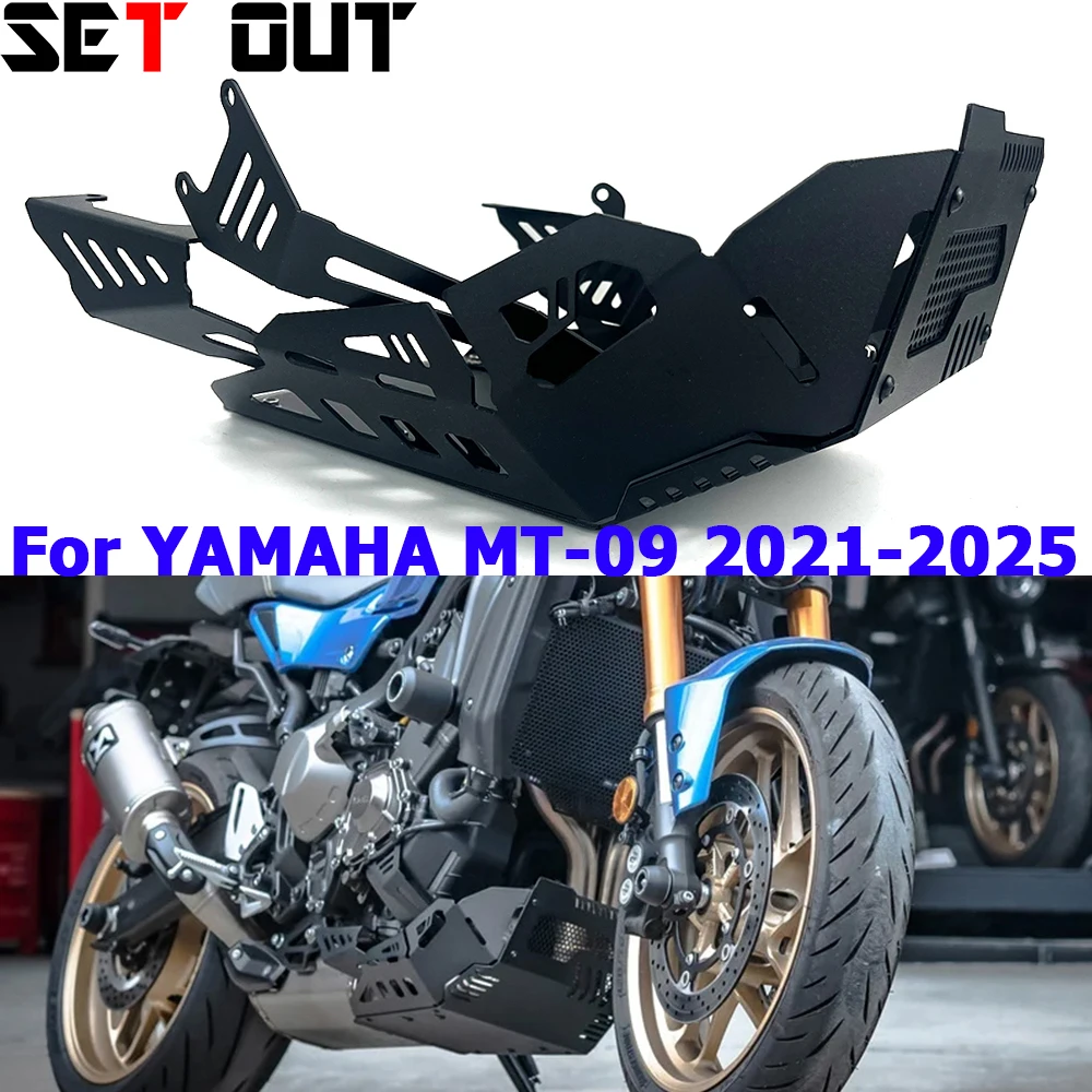 

For YAMAHA MT-09 FZ-09 2021-2025 XSR900 Tracer 9 GT Chassis Protective Cover Expedition Engine Guard Skid Plate for Motorbike