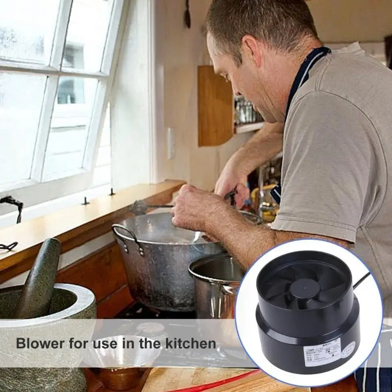 H58C قناة مروحة قوية مضمنة النازع مروحة 12 فولت 5 واط القناة منفاخ 110-100 مللي متر الهواء العادم التعزيز لورشة عمل الطابق خيمة #4