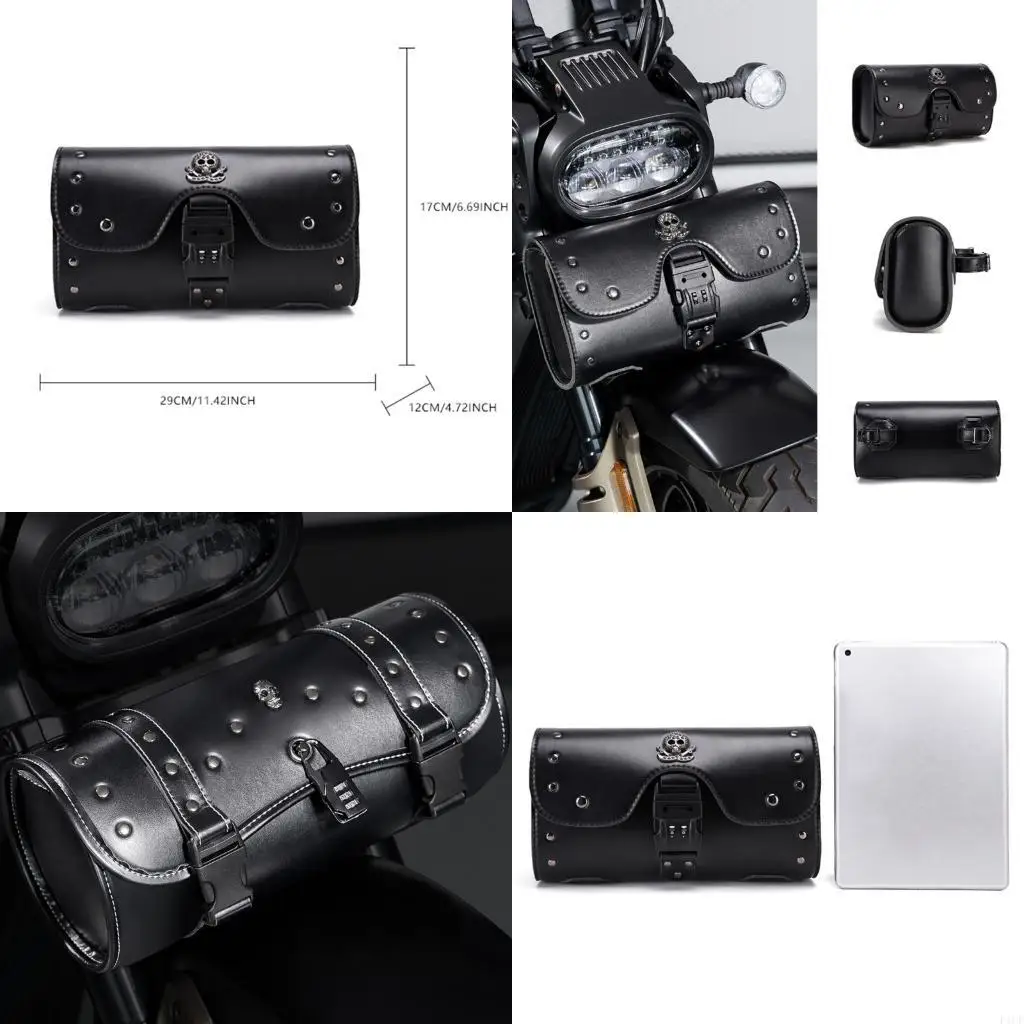

F1CF Motorcycle Handlebar Organizers Bag Weatherproof Fit Phone Wallets Water Bottles