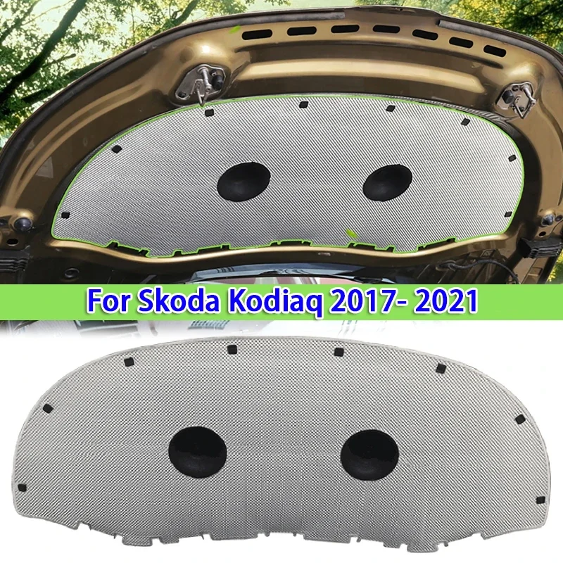 

Car Front Engine Hood Sound Heat Insulation Cotton for Skoda Kodiaq GT 2017-2021