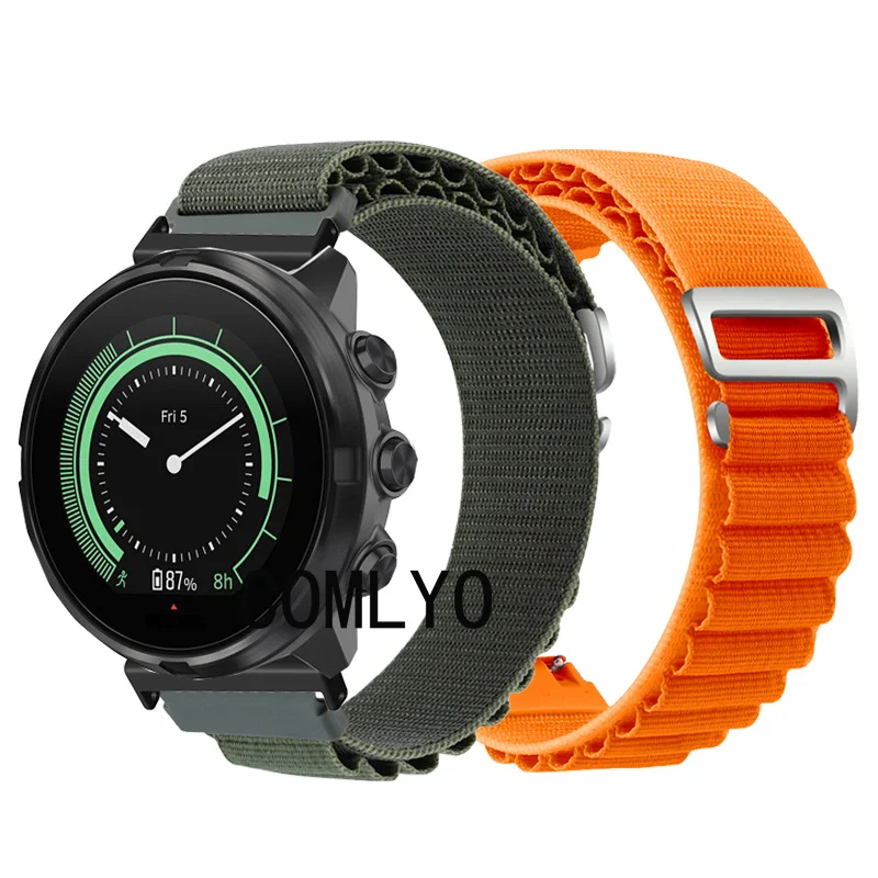 Band For SUUNTO 9 Baro 7 Spartan D5 Strap Nylon Soft Bracelet Women Men Belt