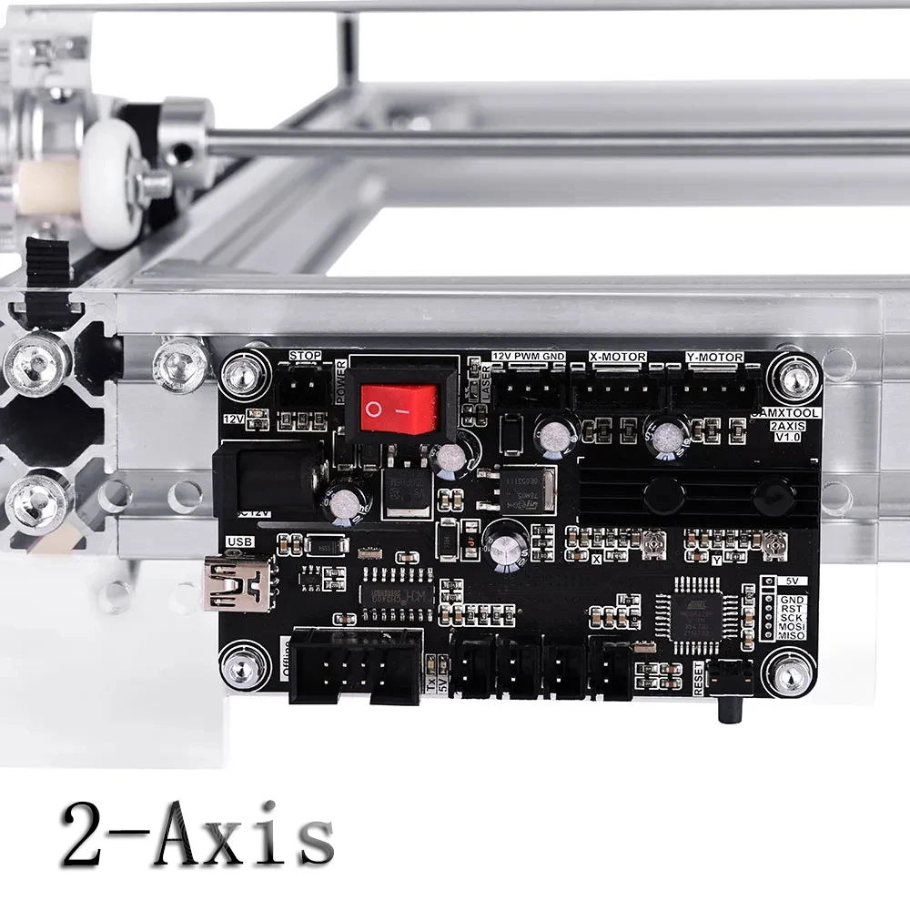 2-Axis Laser Engraver Control Board Panel, GRBL USB Port Main Board  +Offline forIntegrated Driver For CNC 6550, 2017 Engraving