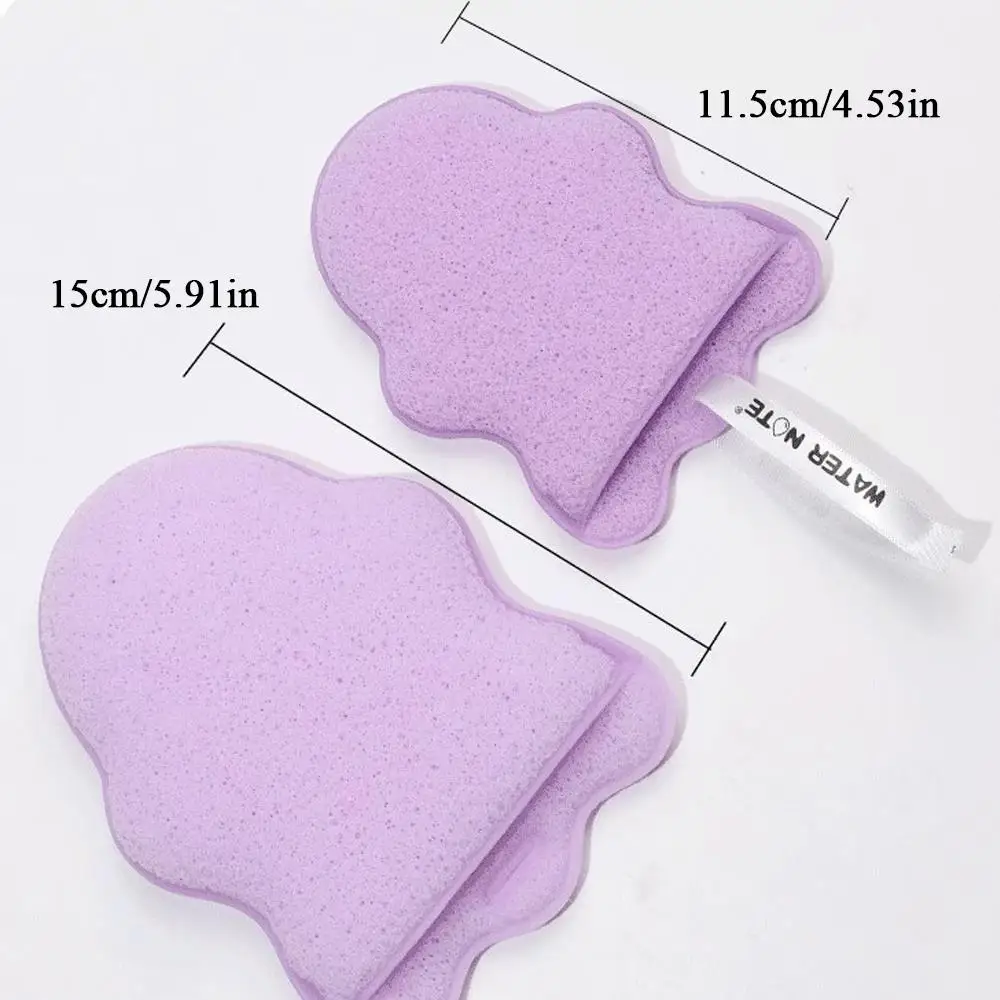 ฟองน้ำแต่งหน้าขนาดใหญ่ นุ่ม ทำความสะอาดผิวหน้า แผ่นล้างหน้า อุปกรณ์ทำความสะอาดผิว เครื่องมือดูแลผิวหน้า อุปกรณ์สำหรับผิวหน้า ใช้ในชีวิตประจำวัน เครื่องสำอาง