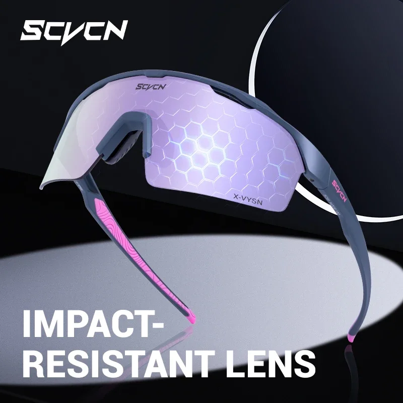 

SCVCN New Outdoor Sports Sunglasses Cycling Sunglasses Men Women MTB Bike Riding Hiking Fishing Goggles UV400 Protection Goggles